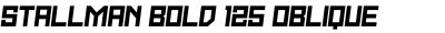 Stallman Bold 125 Oblique
